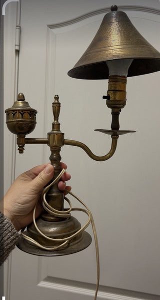 Antiq/VTG student brass lamp MTS