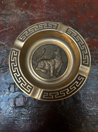 10H Brass zodiac trinket dish MTS|93665