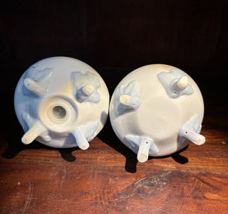 2pc Signed Hand Painted Berry Cream & Sugar NM MTS|65651