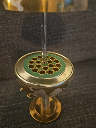 RM826-Brass Globe Cigarette Dispenser