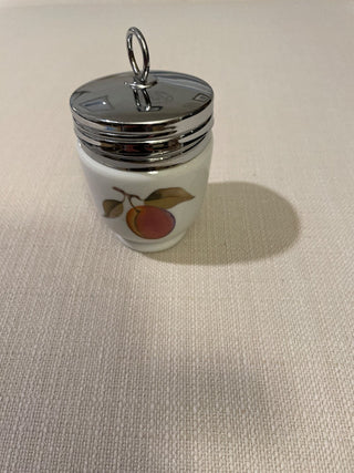 Royal Worcester Evesham Egg Coddler Porcelain Made in England - Excellent RSV