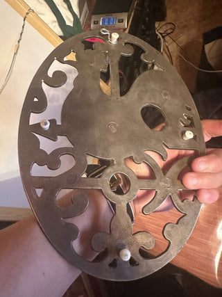 Vintage Metal Rooster Wall Hanger Trivet Made in Italy #63 VV MTS|115003