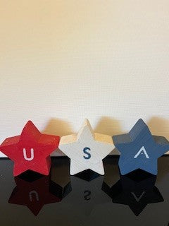 #2417 USA Wood Stars 3-Set RSV