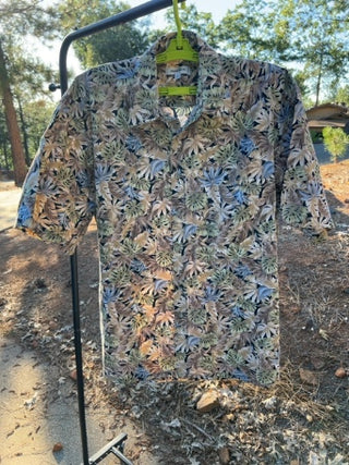 JP 100% Cotton vintage Pierre Cardin Hawaiian shirt Size  L