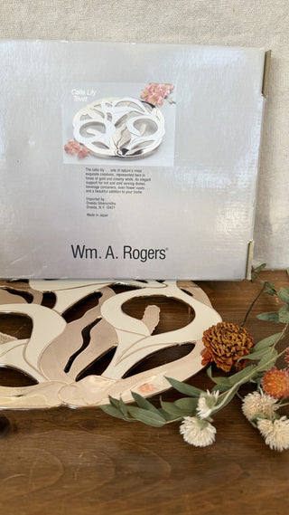 Vintage Calla Lily Trivet (Japan) (LZD - RSV)|126178