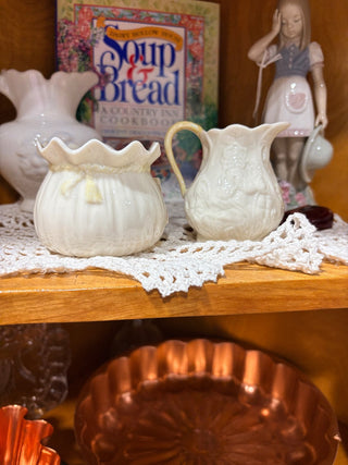 Ivory Sugar & Creamer