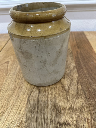 Vintage Stoneware Salt Glaze Crock MTS|86140