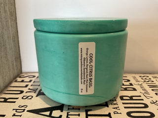 8 oz Handmade Classic Vessel Cement Candle|109447