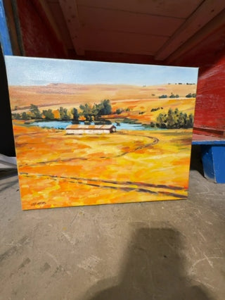 Original on canvas El Dorado Hills, Lobenberg (local artist)