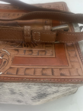 Vtg. Lather Crossbody Purse-RSV|94494