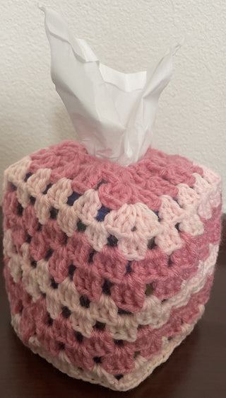 Pink & Blush Crochet Tissue Box Cover RSV|148378