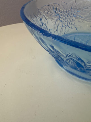 Vintage blue casserole dish RCD
