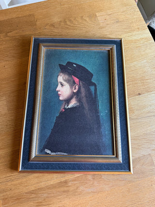 Jean-Jacques Henner Framed Art Print: Alsatian Girl
