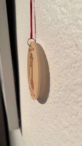 Giraffe Christmas Tree Ornament NY RCD|130565