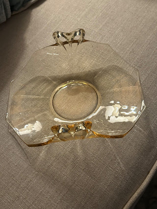 Fostoria Yellow Topaz Candy Dish     MTS
