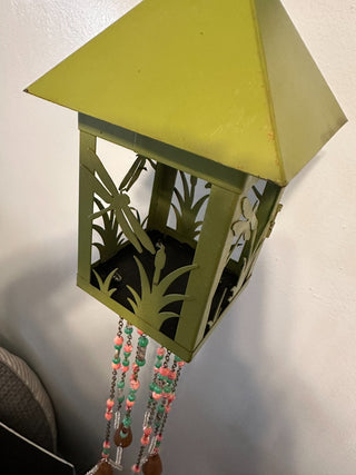 Suncatcher Lantern GREEN Jade Coral Bells  MTS|134124