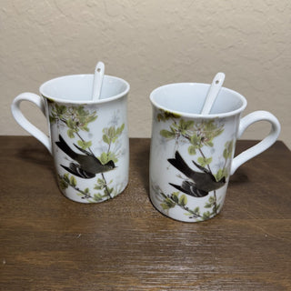 Godinger Audubon Society Bird Mug & Spoon Set RCD