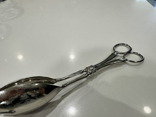 Vintage Leonard Silverplate Serving Tongs MTS|91937