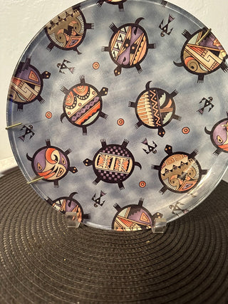 Plate Indian Native Glass MTS|128228