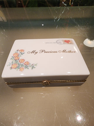 VTG Ardleigh Porcelain Music Box "Precious Mother" RSV|75604