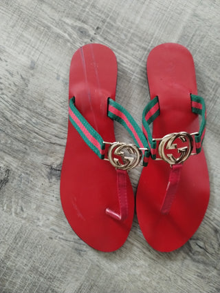 Women's Gucci-Like GG T-Strap Flip Flop|60981