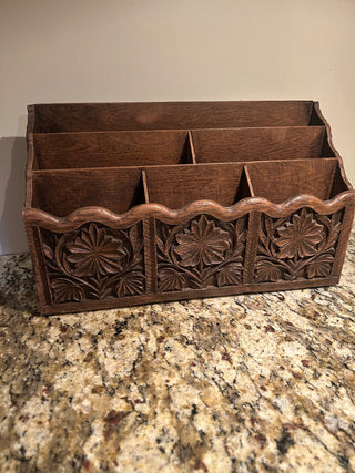 Vintage Desk Caddy/ Mail Organizer    MTS