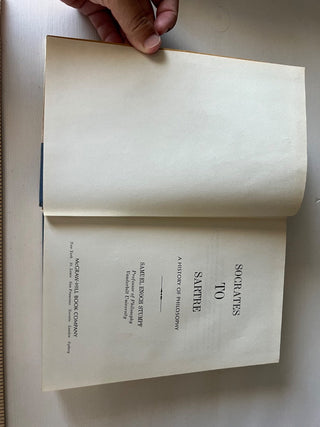 Socrates to Sartre vintage book RSV