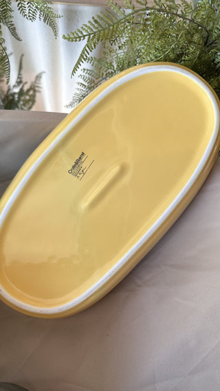 Crate&Barrel Yellow Dish (LZD - RSV)|81341