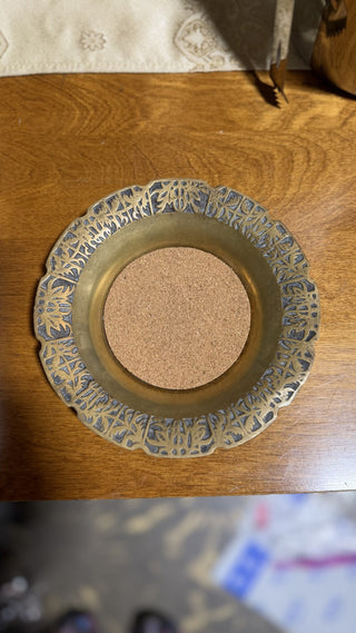 Brass Wine Bottle Coaster RCD TheCharmingWino