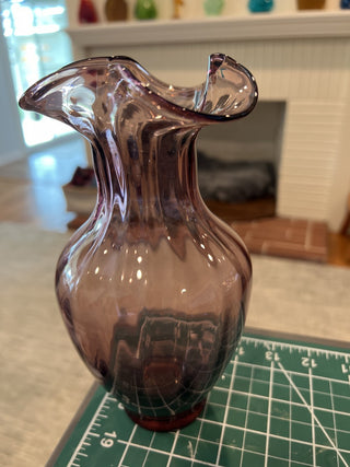 Orchid Ruffled Vase RSV|58515