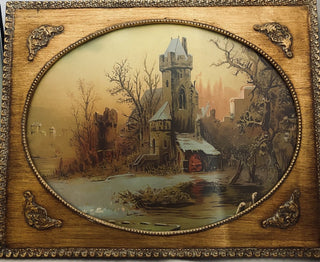 Vintage autumn print with vintage frame RCD|54713