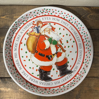 Vintage Santa Claus Tin Serving Tray RCD|125470