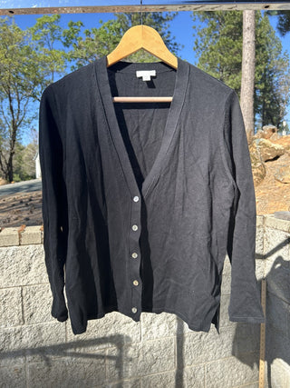 #91 J Jill Black Cardigan MP