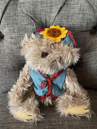 Blossom Brass Button bear.