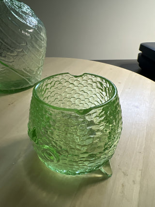 Green Owl bedside pitcher (2 pc) - AS IS - RSV|115562