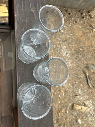 12F Home Essentials & Beyond - Glass Cups / Glassware - 'Oranges' - Set Of 4 - 5.5” RSV|68916