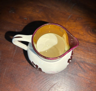 1920's old castle porcelain creamer/pitcher copper NM MTS