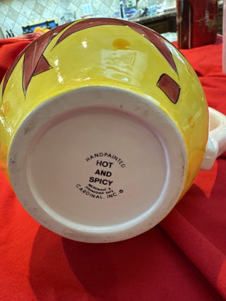 Cardinal Inc Hot & Spicy Ceramic Pitcher-KL RCD