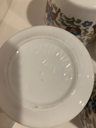 Vntg Corning Troubadour mug set/4. MTS|135306