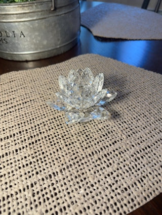 Shannon Crystal Lotus Candle Holder RSV