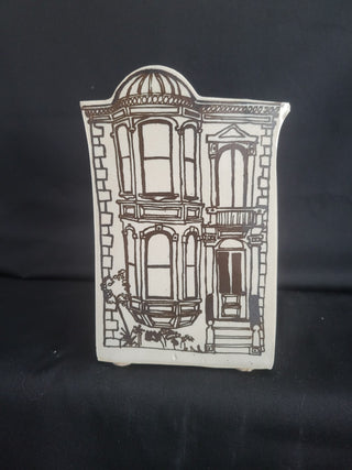 Jon Lopez 1970 Pottery Victorian House 8"x4-3/4" RCD|135818