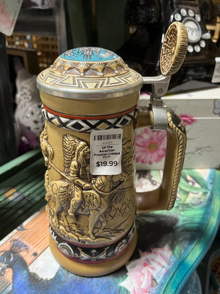 AVON Indians Of The American Frontier Lidded Stein RSV|72471