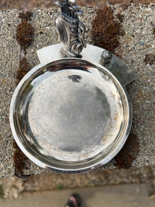 JP vintage-style golf trinket dish