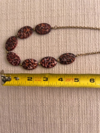 Vintage  Faux Tortoise Shell necklace