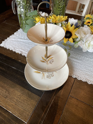 Golden Wheat Rhythm 3-tier Tray RCD|73733