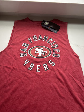 San Francisco 49ers Sleeveless Shirt, Size M, New with Tags-RSV