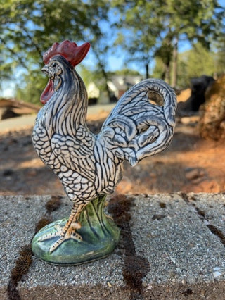 JP vintage ceramic rooster 7.5”  from hobbiest mold
