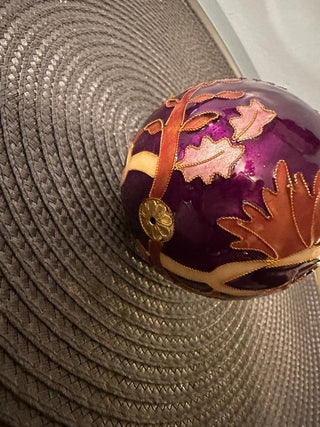 Ornament Cloisonné Ball Purple MTS
