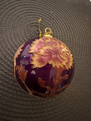 Ornament Cloisonné Ball Purple MTS