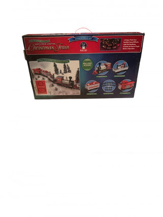 North Pole Junction Christmas Train Set Blue Hat Toy Company #47 VV MTS|135524